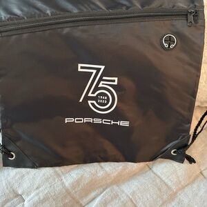 Black Drawstring Backpack